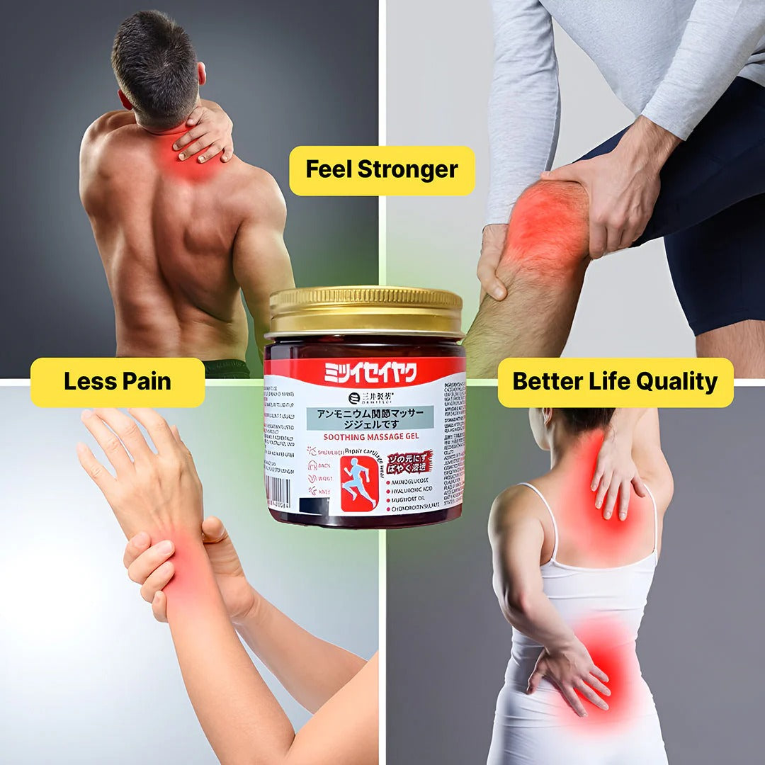 Fast-Acting Instant Pain Relief Soothing Massage Gel